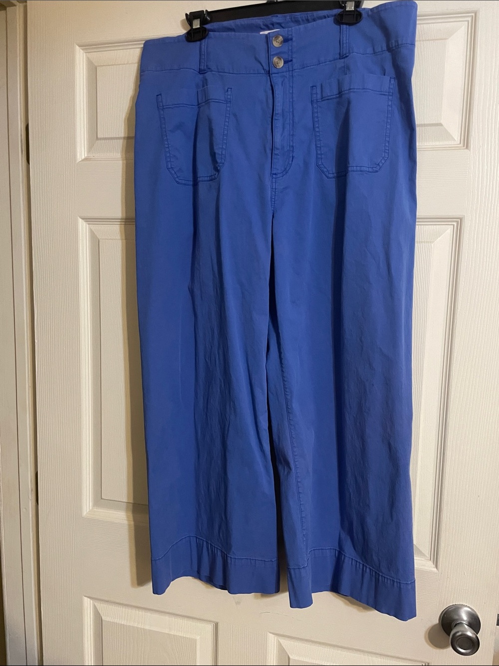 Lauren Conrad Bright Cobalt Wide-Leg Pants 14w